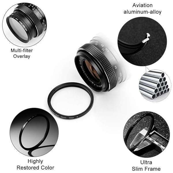 Sedremm 82mm Star Filter Set - 3 Piece Starburst Lens for Canon, Nikon, Sony, Olympus, Pentax, Sigma DSLR Cameras - Image 4
