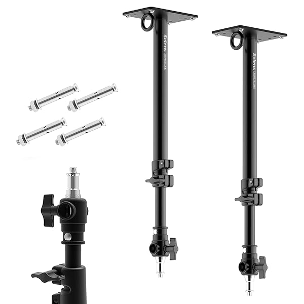 Meking "Selens 22" Photography Camera Wall Mount Boom Arm - Strobe Light & Softbox Ceiling Mount (2 Pack) for Studios"