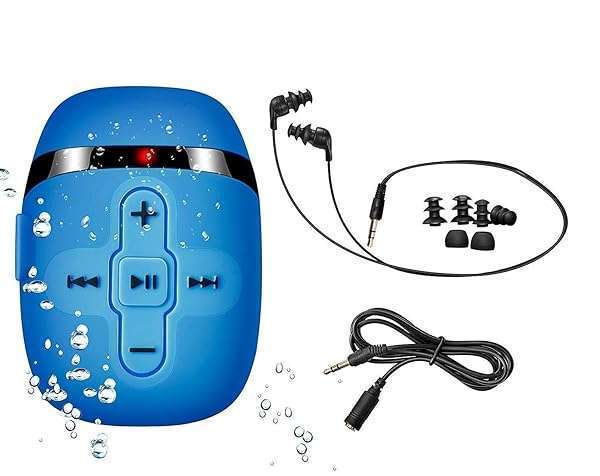 Sewobye Waterproof MP3 Player for Swimming - Underwater Headphones with Shuffle, 3m Cord, Perfect for Aquatic Adventures! - Image 3