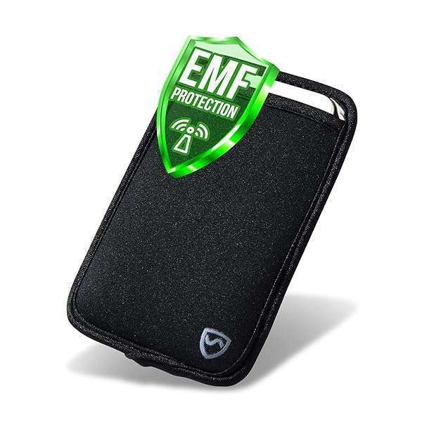 SYB Shield Your Body Anti-Radiation Cell Phone Pouch - EMF Blocking Sleeve for Phones Up to 3.25 Inches Wide