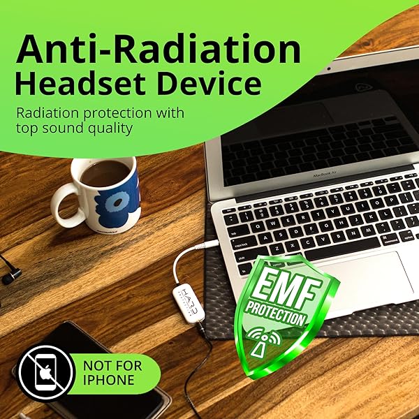 Enhance Audio Quality with Shield Your Body Headset: Air Tube Alternative & USB-C to 3.5mm Adapter for 5G Devices - Image 4