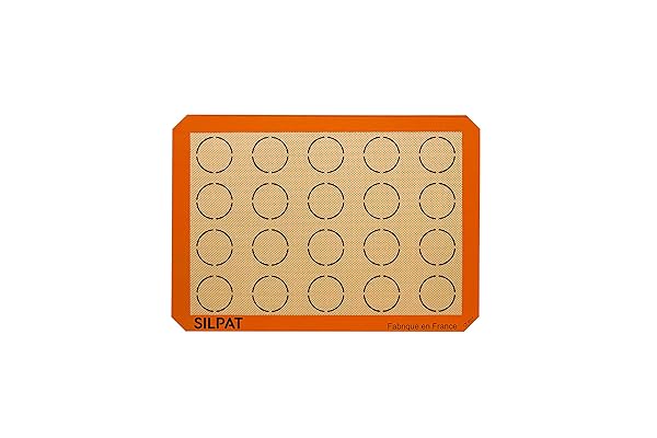 "Silpat Non-Stick Silicone Baking Mat for Perfect Macarons - 11.625" x 16.5" | Original Quality"