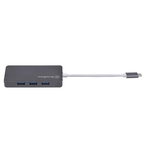 SilverStone Technology USB 3.1 Type C Hub with HDMI and 3 USB 3.1 Type A Ports for Fast Data Transfer and Connectivity - Image 5