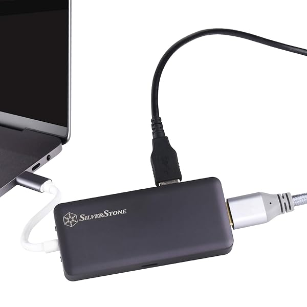 SilverStone Technology USB 3.1 Type C Hub with HDMI and 3 USB 3.1 Type A Ports for Fast Data Transfer and Connectivity - Image 6
