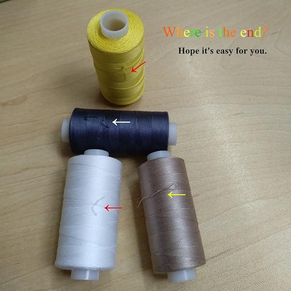 Simthread 12 Multi-Color Cotton Quilting Thread - 550 Yards Each for All Sewing Projects - Image 6