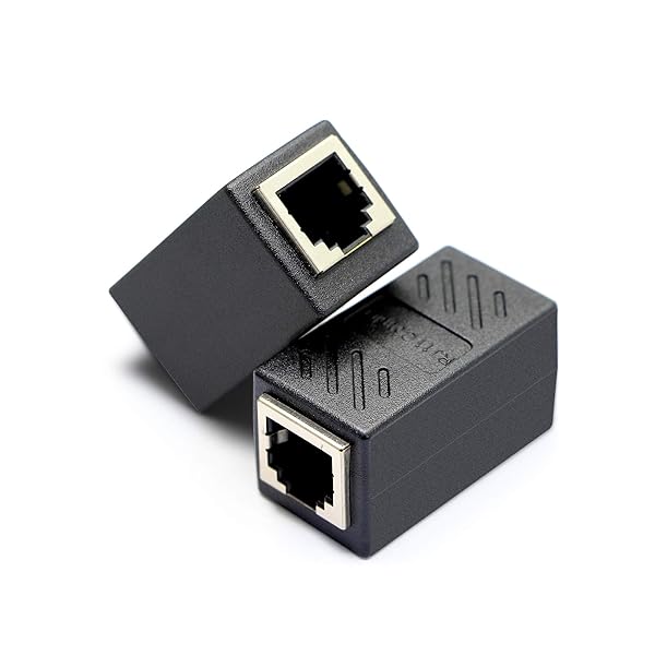 SinLoon SinLoon RJ11 Coupler Female to Female 6P6C Telephone Inline Extension Adapter for Landline and Fax Machine