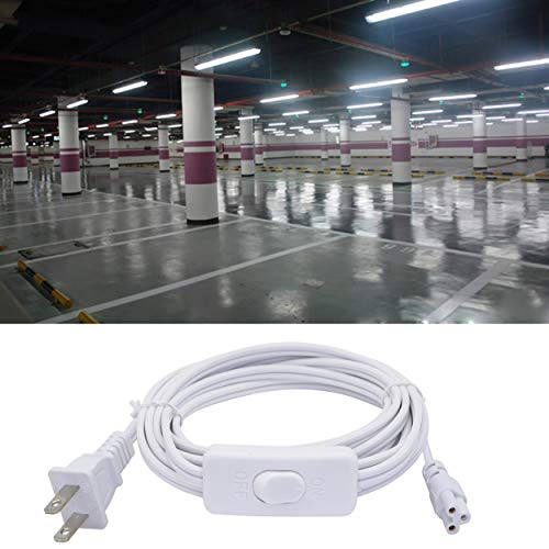SinLoon UL-LP Certified 18AWG T5 T8 LED Wire Connector Power Cord with On Off Switch US Plug for LED Tube Integrated Extension Cable 4 Pack 9.8FT - Image 8