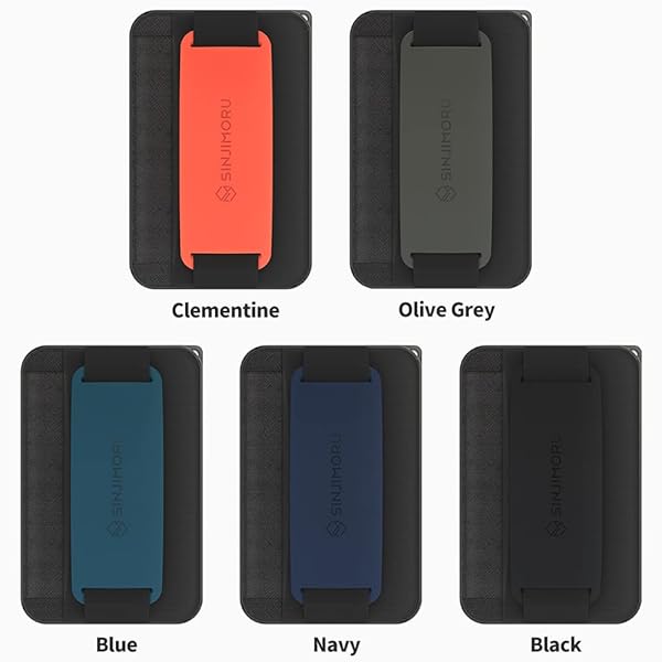 Sinjimoru 3-in-1 MagSafe Wallet: 2600g Magnetic Phone Grip & Anti-Drop Tag Holder for iPhone 16/15/14/13/12 - Teal - Image 9