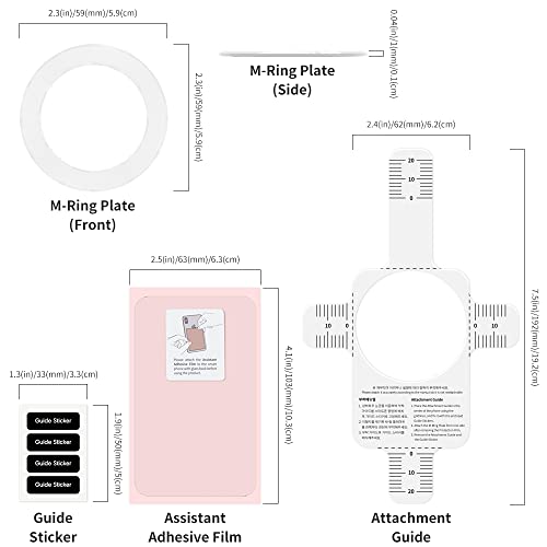 Sinjimoru MagSafe Sticker & M-Ring Plate: 1000g Magnetic Strength for Wireless Charging - Image 7
