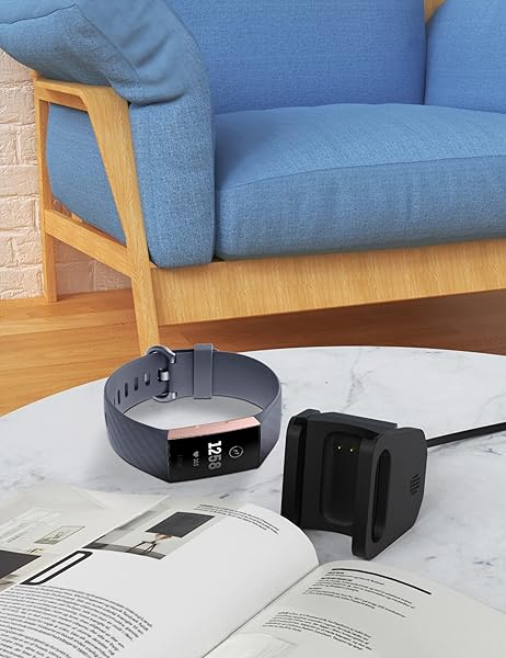 Sinoacc Charger for Fitbit Charge 4 Replacement USB Charging Cable Cord for Fitbit Charge 4 Heart Rate Fitness Wristband 3.3Ft 1M - Image 6