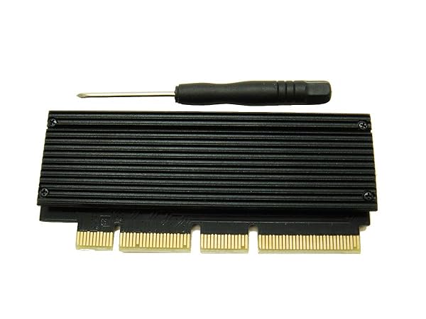 Sintech NVME PCIe M.2 to PCIe X4/X16 Adapter Card with Heatsink for Samsung 960/970 EVO SSD