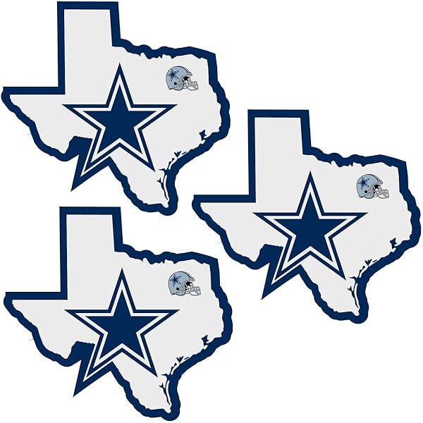 "Shop Siskiyou Sports Dallas Cowboys Home State Decal - 10" Team Color | NFL Fan Gear"