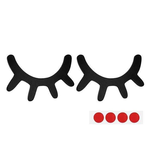 Sleepy Eyes Wall Decor: Wooden Eyelash Stickers for Nursery & Kids' Bedroom - Perfect Christmas Wall Art! - Image 6