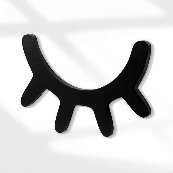 Sleepy Eyes Wall Decor: Wooden Eyelash Stickers for Nursery & Kids' Bedroom - Perfect Christmas Wall Art! - Image 8