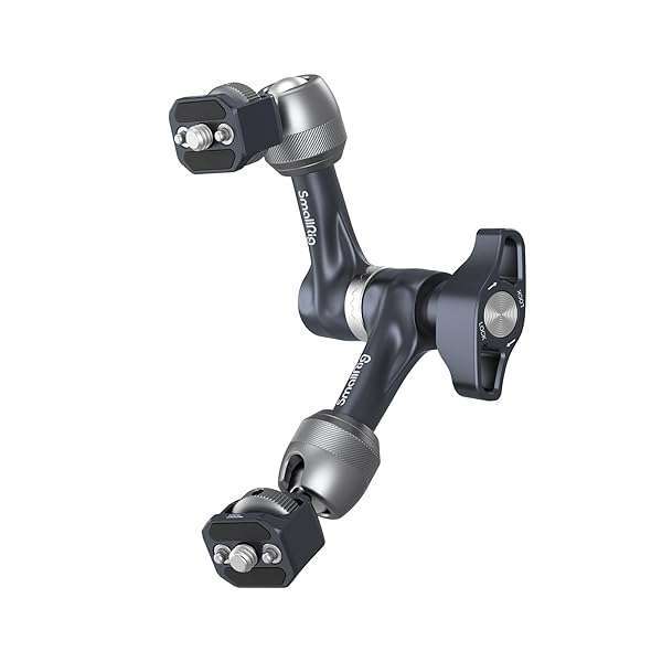 "SMALLRIG 7" Rosette Magic Arm: Versatile Camera Monitor Mount for Cameras, LED Lights & Phones - 3.5kg Load Capacity"