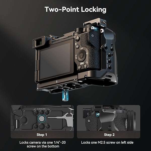SmallRig Cage Kit for Sony A6700: HDMI Clamp, Quick Release Plate & Versatile Mounts for Filmmaking - Image 4