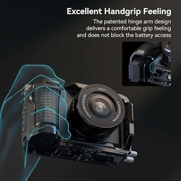 SmallRig Cage Kit for Sony A6700: HDMI Clamp, Quick Release Plate & Versatile Mounts for Filmmaking - Image 5