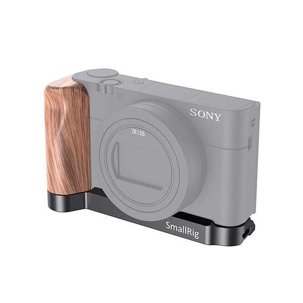 SmallRig L-Shape Wooden Grip for RX100 III/IV/V/VI/VII - Enhance Your Camera Stability (LCS2467)