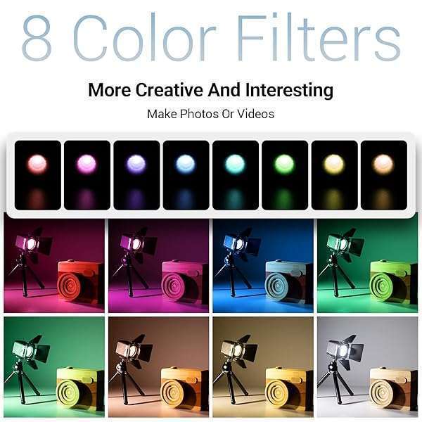 SmallRig RM01 Mini LED Video Light: Waterproof, Dimmable, 8 Color Filters for GoPro, DJI, Smartphones & Cameras - Image 4