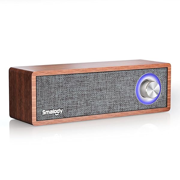 Vintage Smalody Wood Retro Bluetooth Speaker: Portable Mini Wireless Speaker for Cafes, Bedrooms & Home Decor - Image 3