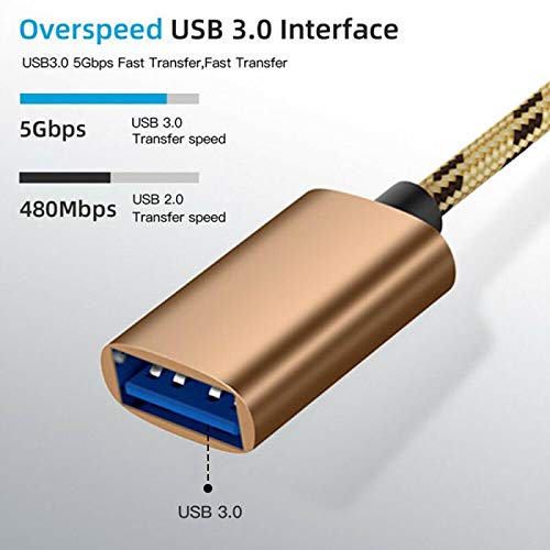 Sokelinn Six USB Type C to Micro USB Adapter - 2 in 1 Gold Connector for Fast Charging & Data Transfer - Image 5