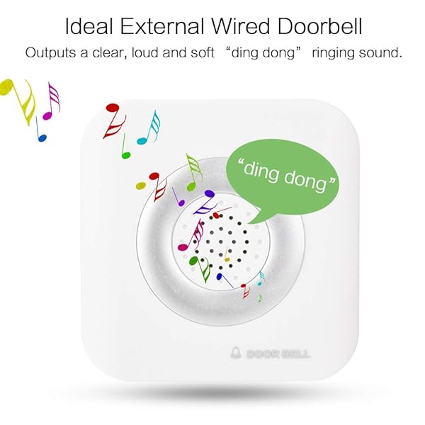 Buy Sonew Wired Doorbell Chime - DC 12V Door Bell Alarm for Office Access Control & Musical Alerts - Image 3