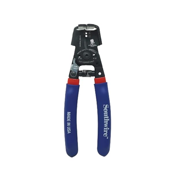 Southwire 65172140 SNM1214HH-US: Dual Wire Stripper & Cutter for 12/2 & 14/2 Romex NMB Jackets - Efficient Wire Stripping Tool