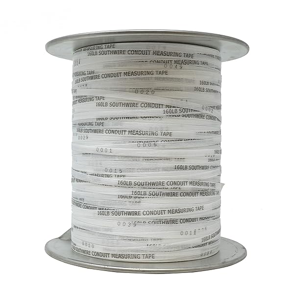 Southwire 160-LB x 3000-FT Conduit Measuring Tape - Durable & Reliable for All Projects