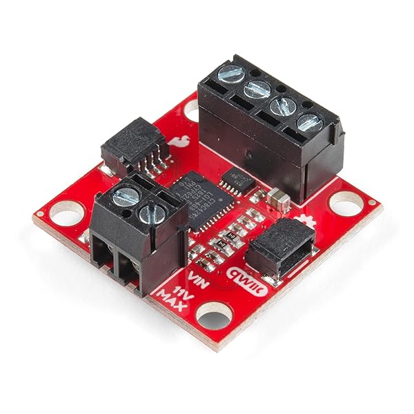 SparkFun Qwiic Motor Driver I2C Plug and Play Breakout for Small DC Motors with 1.2A Steady State Drive and 127 Levels of Strength