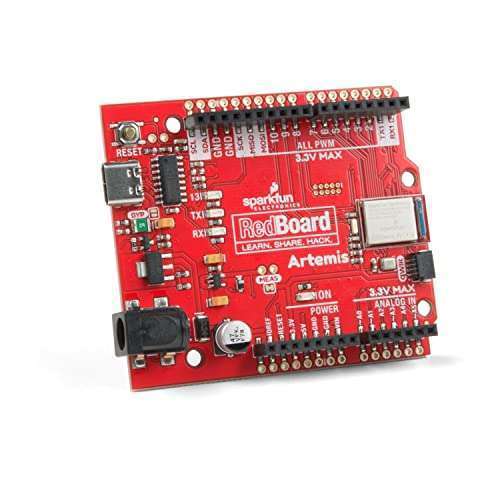 SparkFun RedBoard Artemis: BLE Machine Learning Dev Board with USB-C, I2C Microphone & TensorFlow Support