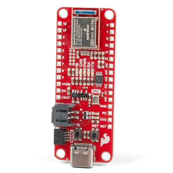 SparkFun Thing Plus Artemis Machine Learning Board with BLE 1MB Flash USB-C Qwiic I2C LiPo Charger Compatible with Arduino IDE