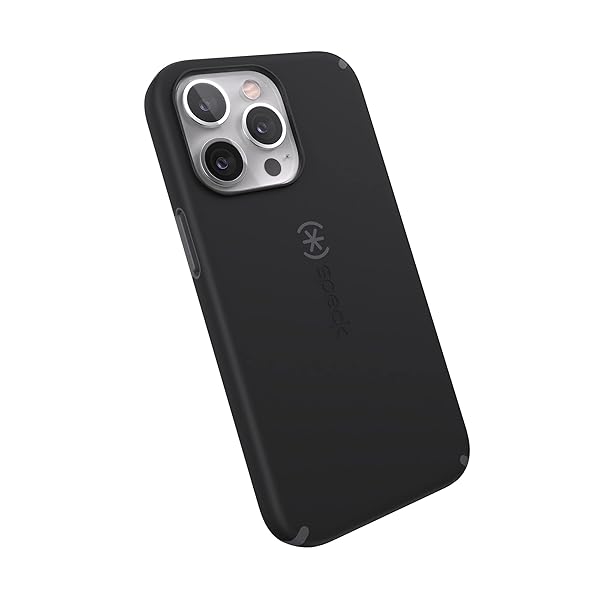 Speck iPhone 13 Pro Case: Slim, Dual-Layer Drop Protection & Scratch Resistance in Black/Slate Grey