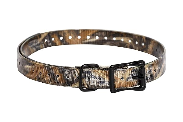 SportDOG Brand Waterproof Camo Collar Straps 3/4 Inch Rustproof with Tightly Spaced Holes for Perfect Fit