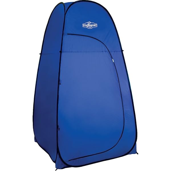 Stansport Pop-up Privacy Shelter - Blue (738) | Quick Setup & Ultimate Outdoor Privacy