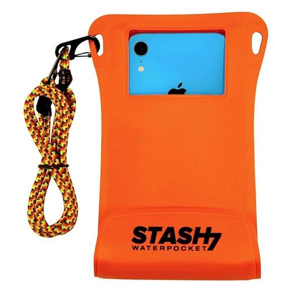 Stash7 Stash7 Waterproof Phone Pouch for iPhone & Galaxy | IPX8 Dry Bag for Snorkeling & Kayaking - Fits iPhone 15 Pro Max & More