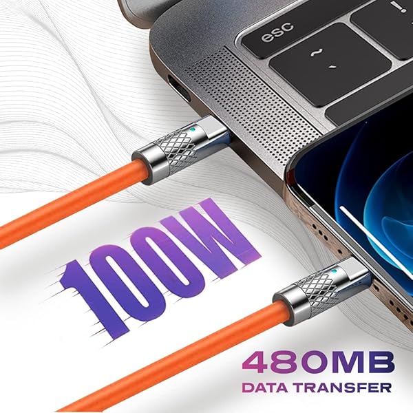 Statik TsumoCharge 3-Pack: 100W Fast Charging & Data Transfer USB-C Cables - Durable Silicone, 6FT Length, Cord Organizer Included - Image 4