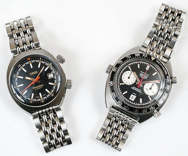 StrapHabit Beads of Rice Watch Bracelet Band Strap - Stainless Steel Vintage BOR 18mm 19mm 20mm 21mm 22mm 24mm (Black, 24mm) - Image 5