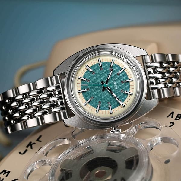 StrapHabit Beads of Rice Watch Bracelet Band Strap - Stainless Steel Vintage BOR 18mm 19mm 20mm 21mm 22mm 24mm (Black, 24mm) - Image 7