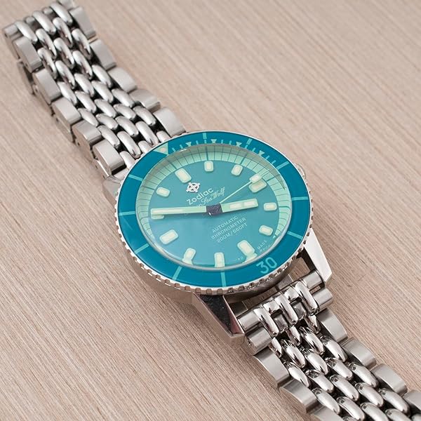 StrapHabit Beads of Rice Watch Bracelet Band Strap - Stainless Steel Vintage BOR 18mm 19mm 20mm 21mm 22mm 24mm (Black, 24mm) - Image 8