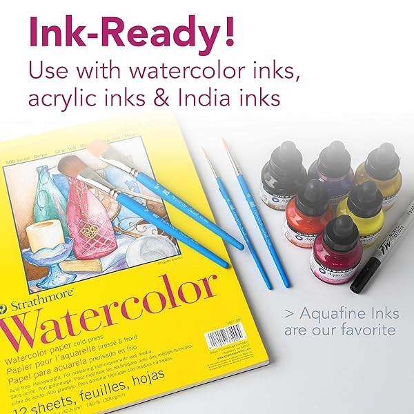 "Strathmore Watercolor Spiral Paper Pad 11"x15" - 12 Sheets for Artists | Buy Now!" - Image 6