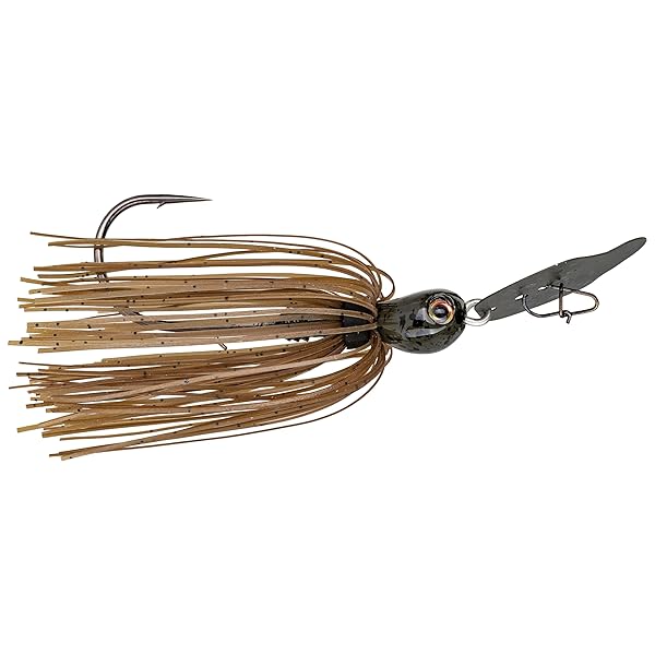 Strike King Thunder Cricket: Best Vibrating Swim Jig with Silver Blade & 4/0 Flipping Hook for Ultimate Fishing Success