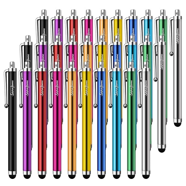 StylusHome 30 Pack Universal Stylus Pens for Touch Screens Compatible with iPad iPhone Tablets Samsung Galaxy and All Touch Screen Devices
