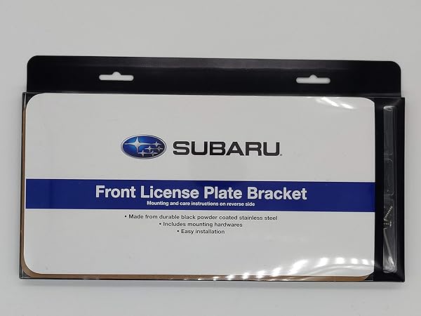 Subaru Front License Plate Bracket SOA342L171 Compatible with Outback Legacy WRX STi Impreza Forester Tribeca Crosstrek BRZ Ascent Solterra