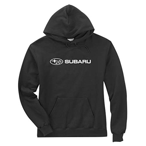 Subaru Logo Black Hoodie Pullover for Forester Impreza WRX STI Ascent Outback Legacy Crosstrek Brz Medium Sweatshirt