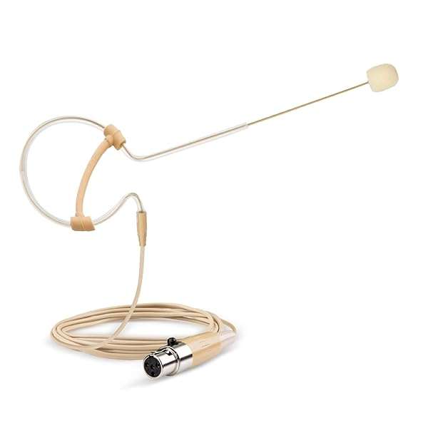 Buy Sujeetec Headset Microphone - Single Earset Condenser Mic for Shure Wireless, Perfect for Singing & Stage Performance - Beige