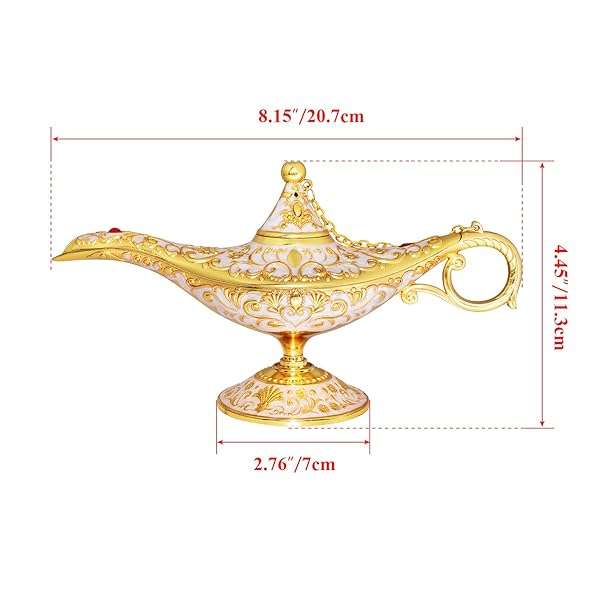 Sunmall Vintage Aladdin Lamp - Rare Genie Wishing Light for Home Decor, Parties & Gifts - Image 5