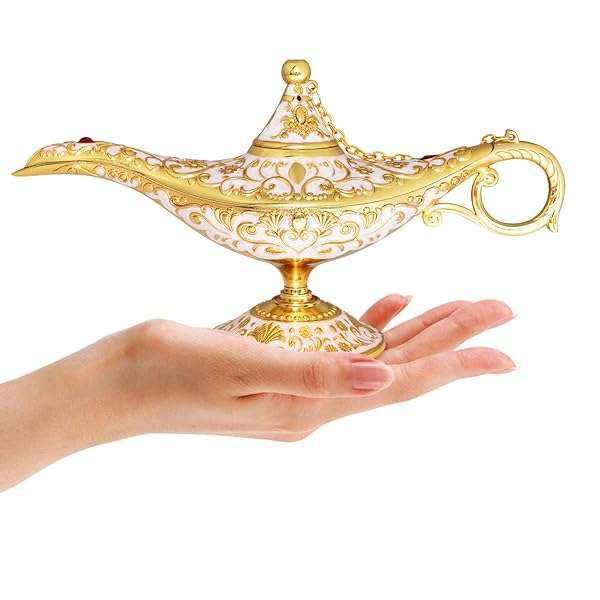 Sunmall Vintage Aladdin Lamp - Rare Genie Wishing Light for Home Decor, Parties & Gifts - Image 6