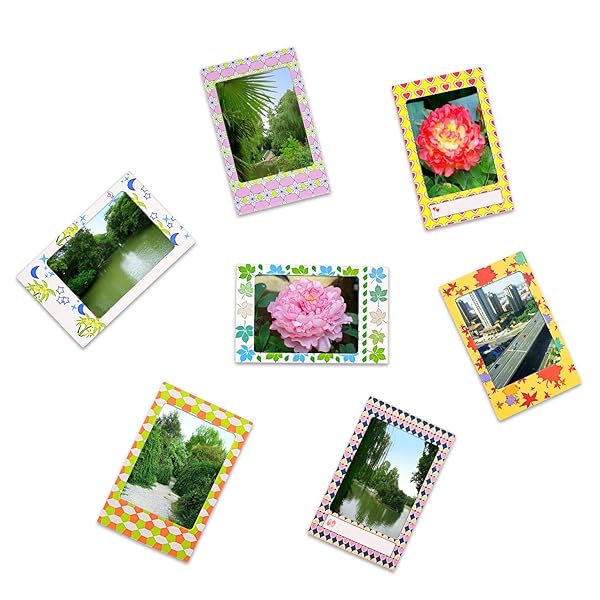 Sunmns Colorful Bundle Set for Fujifilm Instax Mini 12/11/9/8/90/70 - Film Stickers, Frames & Strap Included! - Image 5