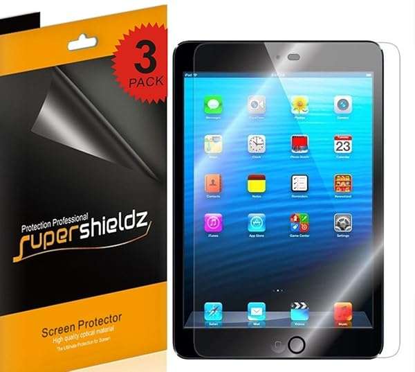 Supershieldz Supershieldz Anti Glare & Anti Fingerprint Screen Protector for iPad Mini 1, 2, 3 - 3 Pack Matte Protection