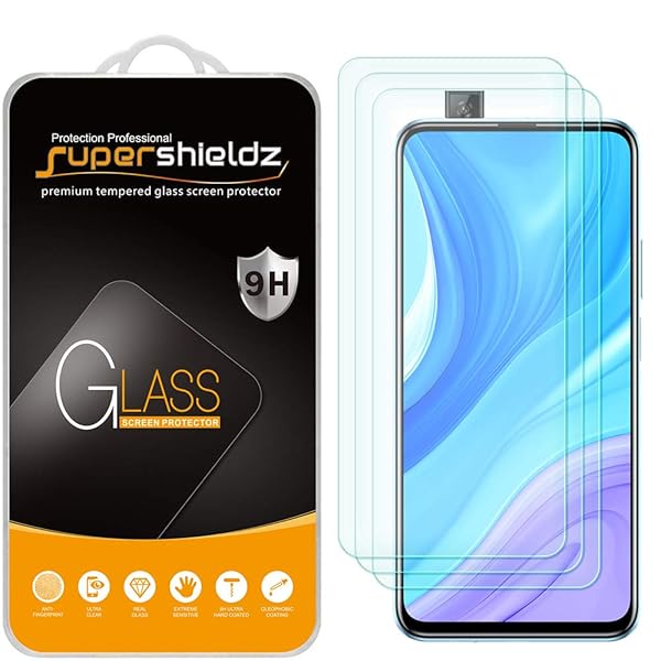 Supershieldz 3 Pack Tempered Glass Screen Protector for Huawei Y9s Y9 Prime 2019 Anti Scratch Bubble Free